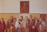 Sokolský sraz v roce 1991, Hedvika Stránská dole vlevo