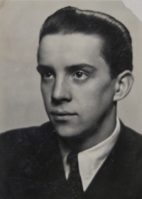 Antonín as a senior student in 1940