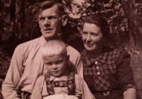 Wilfried Heller mit Eltern