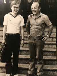 S tatínkem v Chocni, 1986, doba maturity