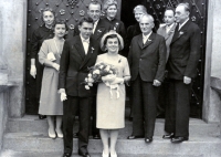 Svatba Mileny a Jaroslava Sedláčkových, 1960