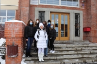 Žáci z projektu Příběhy našich sousedů s Evou Bártovou