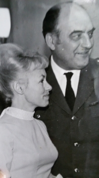 With her second husband Emil Podskláně