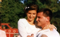 Svatba s Martinou Gogolovou, roz. Psotkovou, 1996