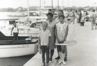 S rodiči a sestrou Evou na dovolené v Jugoslávii, 1969