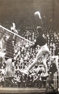 ČSSR representative Pavel Schenk during the match