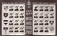 The seniors' photos of the new priests, theology classmates in Litoměřice 1980-85