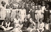 Pátá třída obecná, maminka Gertruda, Boskovice, červen 1940