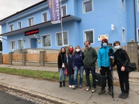 Natáčení s Lumírem Zeman v rámci projektu Příběhy našich sousedů v bývalém „Armáďáku“