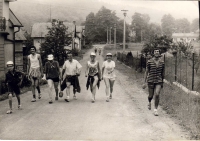 Výlet Turistického oddílu TJ Spartak Letohrad, Pavel Kalivoda vpravo