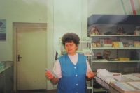 Witness during a part-time job after retirement, Prior, Zlín, September 1992