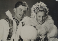 Svatba rodičů Jana Sedláčka a Marie Sedláčkové, rozené Procházkové, 4. dubna 1948