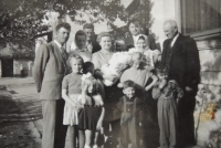 Křtiny bratra Jiřího, Veselí nad Moravou, srpen 1960