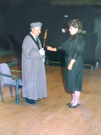 Maturitní fotografie Ladislavy Malíkové