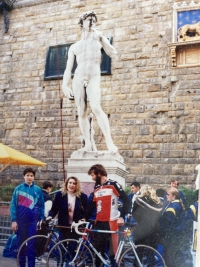 práce v Taliansku a bicyklovanie 