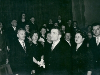 Graduation  at the Faculty of Law of Charles University, Prague in 1962 