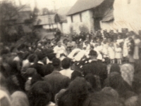 The funeral of Vašík Pavelka (1954)