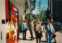 Marin Fendrych (vlevo) s Janem Kubicem v New Yorku, 1995 