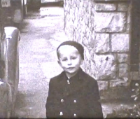 Four-year-old Jiří Martínek in Modřany 