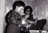 Libuše Picková se synem Michalem