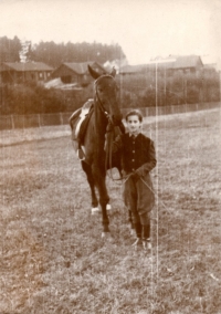 Na koni, Kladno-Sítná, 1955