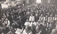 Pohřeb faráře Františka Karla, 1971