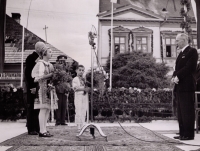 Pamětnice s prezidentem Benešem v roce 1938