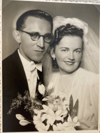 Parents' wedding photo