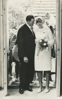 Svatba Josefa Vopařila v roce 1968