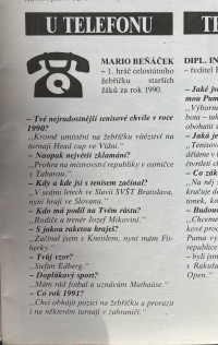 Syn Mário tenisový talent 3