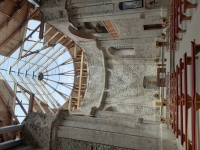 Uvnitř kostela Nanebevzetí Panny Marie, Neratov 2021