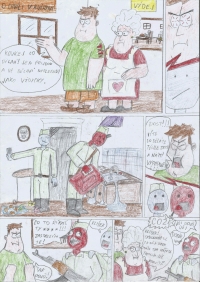 Studentský komiks podle vyprávění pamětnice Ladislavy Malíkové