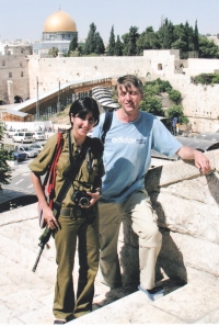 Josef Šamánek jak dobrovolník v týlu Izraelské armády