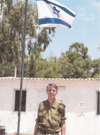 Josef Šamánek jak dobrovolník v týlu Izraelské armády