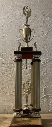 Pohár z pretekov vo Venezuele