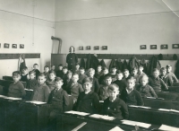 Obecná škola na Žižkově v roce 1936 