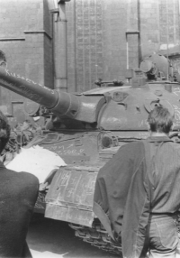 Vpád vojsk Varšavské smlouvy 21. srpna 1968 do Plzně objektivem Iva Podušky