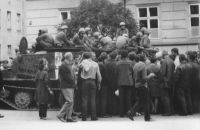 Vpád vojsk Varšavské smlouvy 21. srpna 1968 do Plzně objektivem Iva Podušky