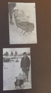 Manželka Iva Podušky s dcerou 