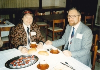 Ancona 1991 s manželkou 
