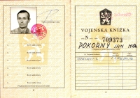 Jan Pokorný's military card
