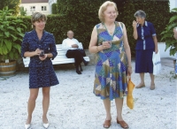 Marie (center), doctoral graduation of the eldest grandson, Prague, 2009