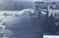 Letadlo Marie Peškové, s nímž létala v kladenském aeroklubu