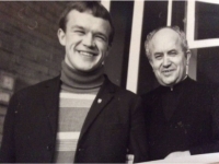 Michal Kaňa and don Andrej Paulíny, editor of Slovak Christian literature, which originated in Rome