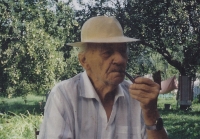 Josef Štainochr on his hundredth birthday