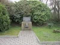Memorial of the Soviet fugitive Nikolai Buss who was shot dead in Jedlí