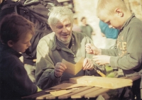 Bohumír Procházka ve Valdštejnské lodžii asi v roce 2012