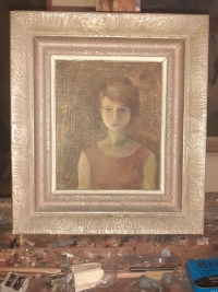 Jana Jonáková - the first self-portrait, 1962 