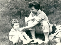 S dcerou Hankou na výletě