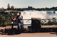 At the Niagara falls
